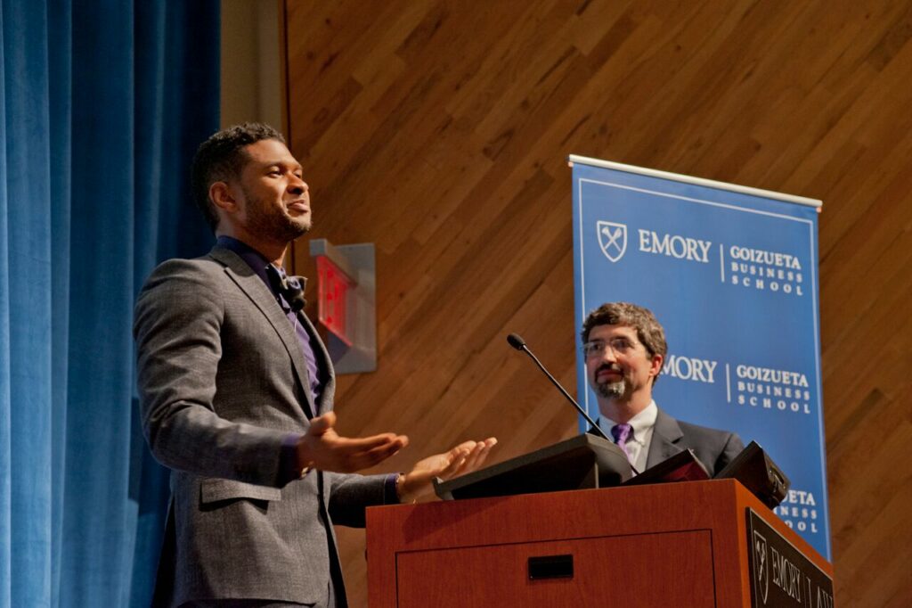 Usher Raymond IV delivers a powerful keynote address