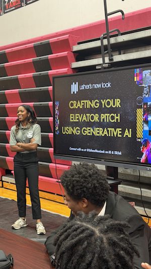 Usher’s New Look Helps Detroit PeerForward Students Find Their Pitch