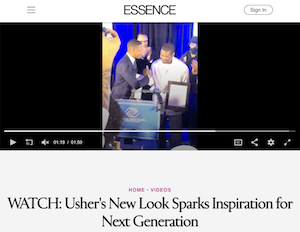 WATCH: Usher’s New Look Sparks Inspiration for the Next Generation